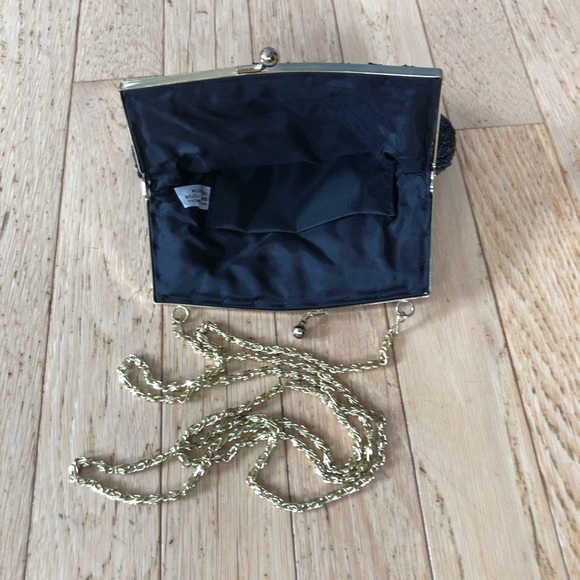 Black beaded formal bag - Picture 3 of 8